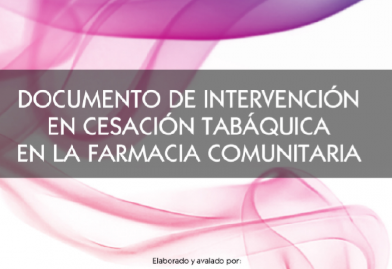 Documento de intervención en cesación tabáquica en la farmacia comunitaria