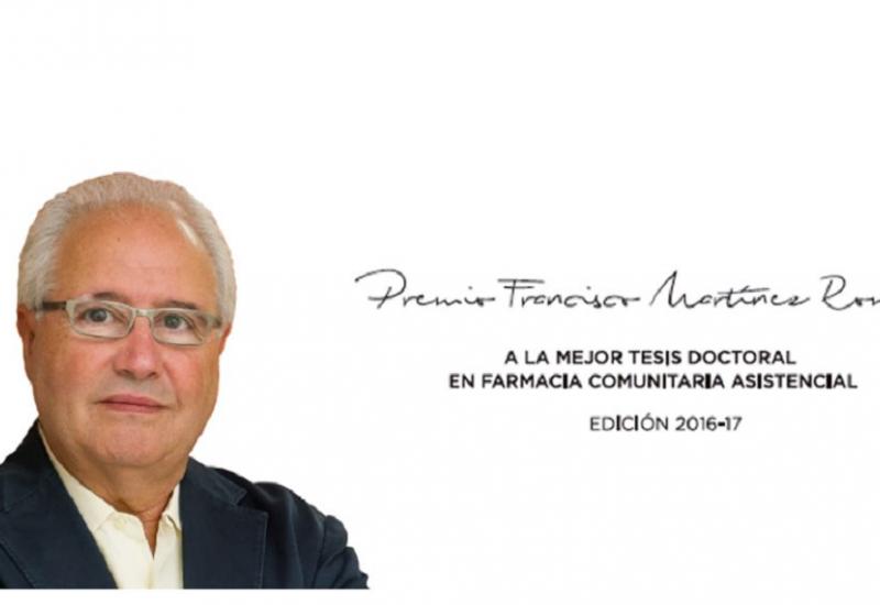 Premio Francisco Martínez Romero a la mejor tesis doctoral en FC