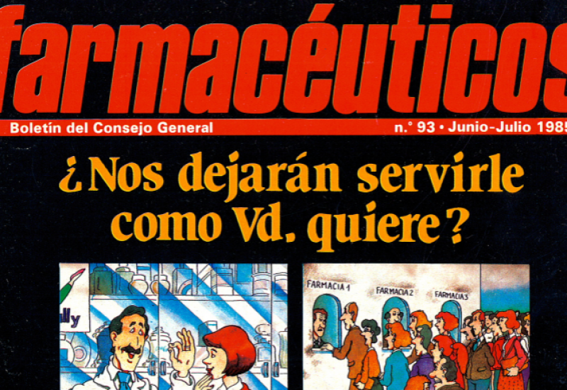 Portada Farmacéuticos, julio 1985