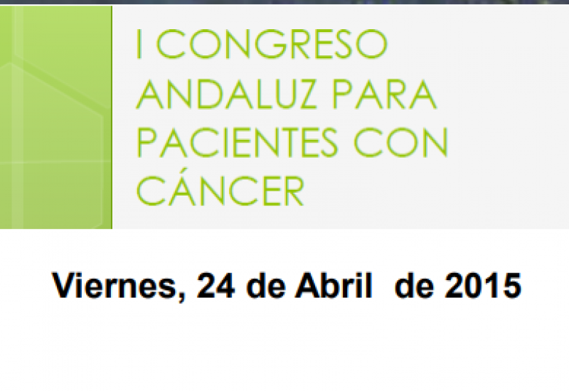 Ponencia de Adela Martín (vocal de SEFAC) en el I Congreso andaluz de pacientes oncológicos, con el título 'El farmacéutico, un punto de apoyo'.