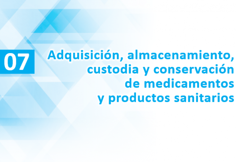 Buenas Prácticas en Farmacia Comunitaria en España: adquisición, almacenamiento, custodia y conservación de medicamentos y productos sanitarios