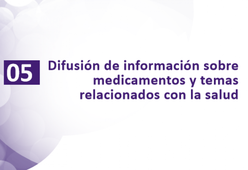 Buenas Prácticas en Farmacia Comunitaria en España: difusión de información sobre medicamentos y temas relacionados con la salud