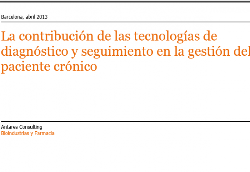 La contribución de las tecnologías de diagnóstico y seguimiento en la gestión del paciente crónico