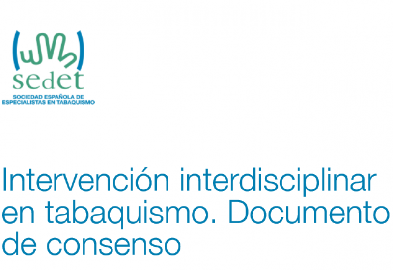 Documento de Consenso de SEDET sobre abordaje interdisciplinar en tabaquismo