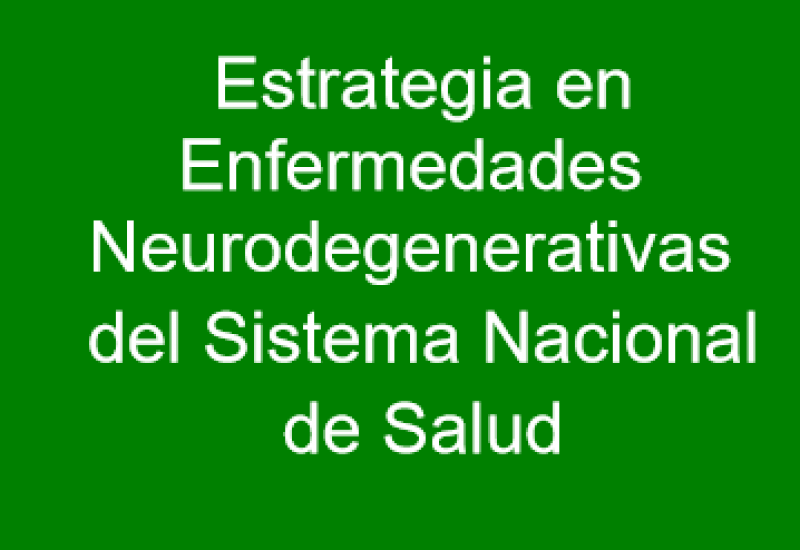 Estrategia de Enfermedades Neurodegenerativas del SNS
