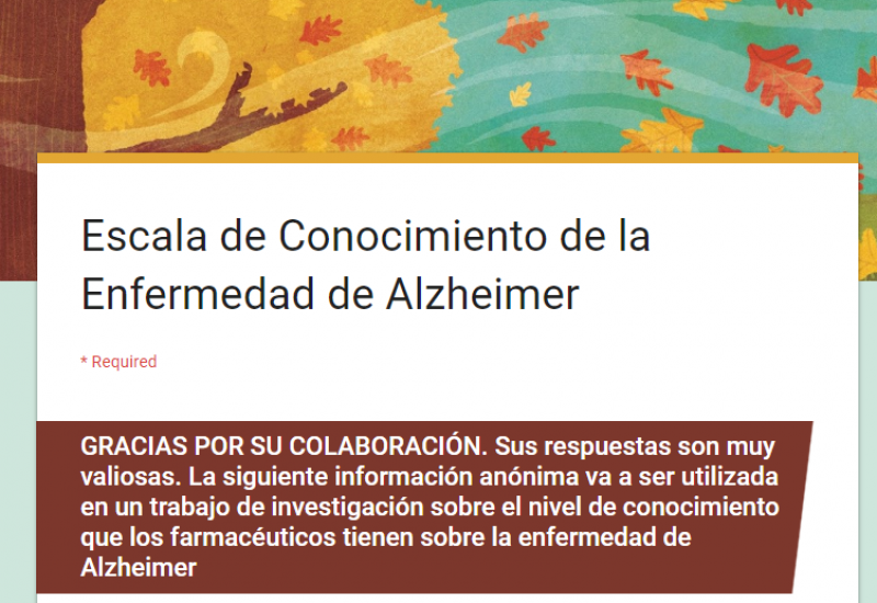 Encuesta alzheimer