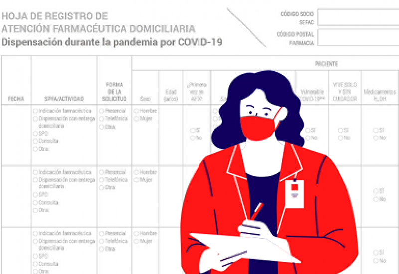 SEFAC lanza un registro para documentar los servicios de atención farmacéutica domiciliaria durante la pandemia de COVID-19