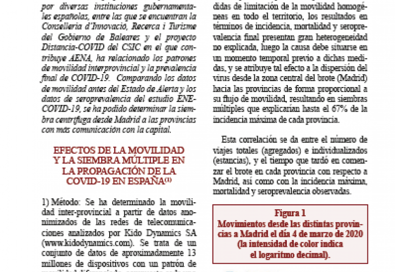 del Águila Mejía (2020). Efectos de la movilidad y la siembra múltiple