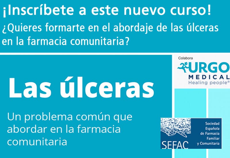 ¿Quieres formarte en abordaje de úlceras en farmacia comunitaria? ¡Inscríbete a este nuevo curso!