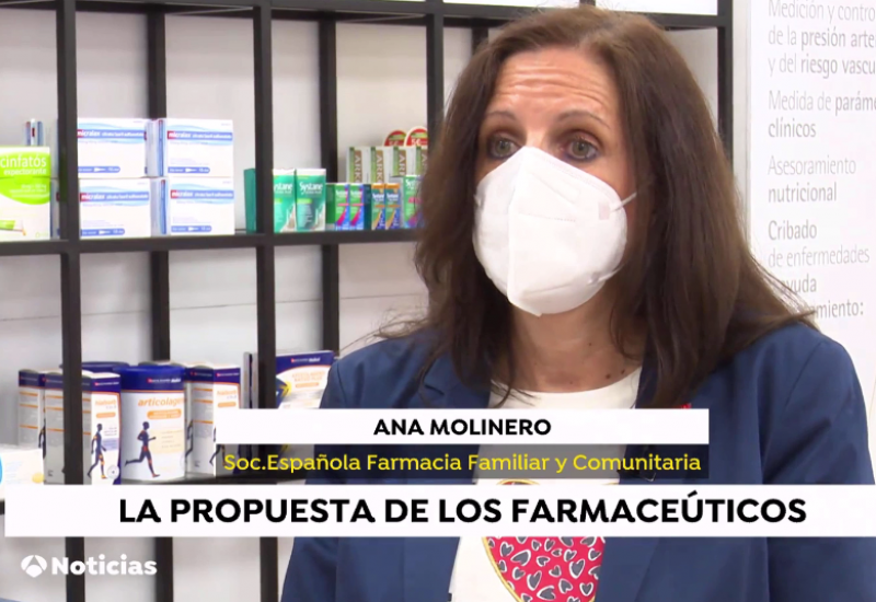 Entrevista a Ana Molinero en Antena 3 sobre test COVID-19