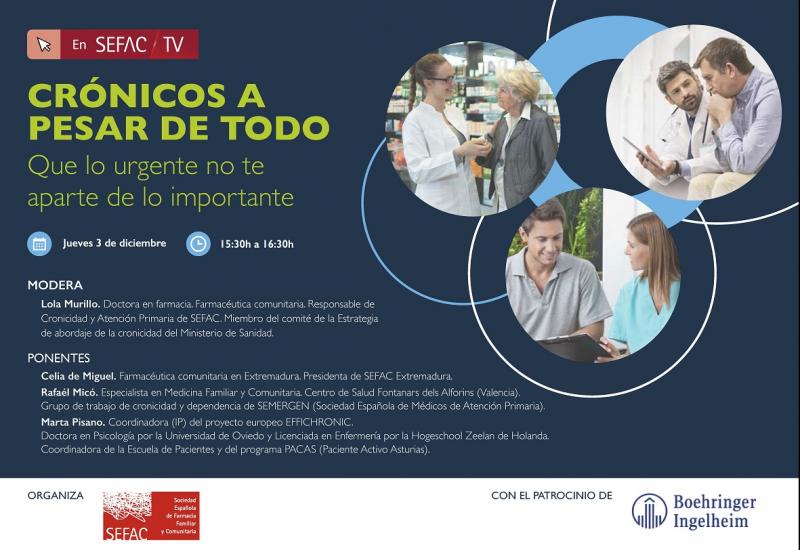 SEFAC TV: webinar sobre abordaje integral de la cronicidad