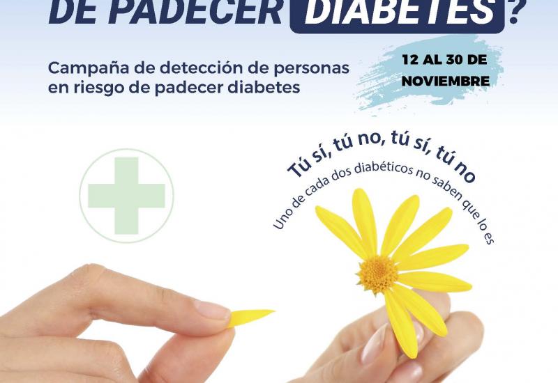 Registra tus intervenciones en la campaña de detección de personas en riesgo de diabetes