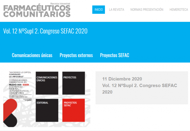 Especial ‘FARMACÉUTICOS COMUNITARIOS’ del IX Congreso SEFAC