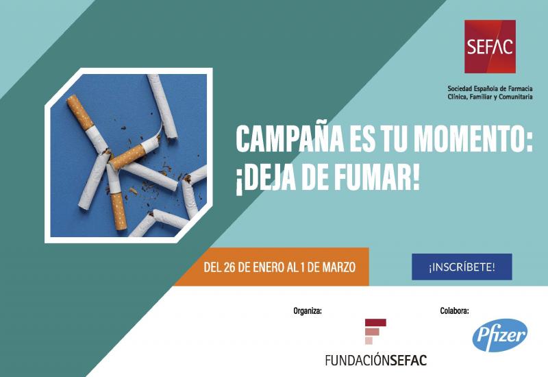 Participa en la campaña ‘Es tu momento: ¡Deja de fumar!’