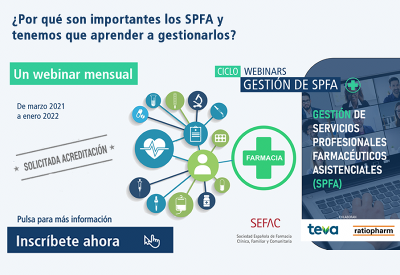 Ciclo de ‘webinars’ de gestión de SPFA: ¡inscríbete!