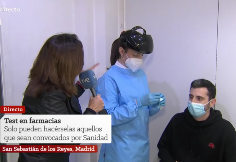 SEFAC TV: Reportaje en 'España Directo' sobre los test de antígenos