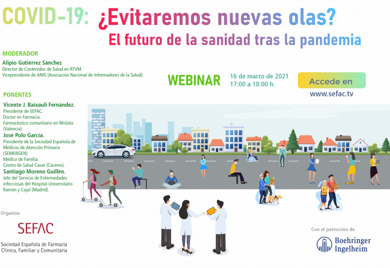 webinar COVID-19: ¿evitaremos nuevas olas? El futuro de la sanidad tras la pandemia