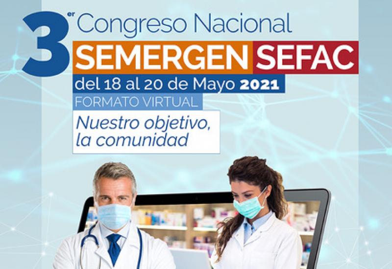 SEMERGEN Y SEFAC celebrarán del 18 al 20 de mayo de forma virtual el III Congreso Médico-Farmacéutico con el lema ‘Nuestro objetivo, la comunidad’