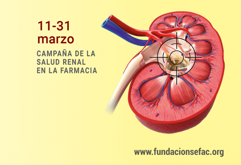 Campaña de salud renal: póster de la campaña