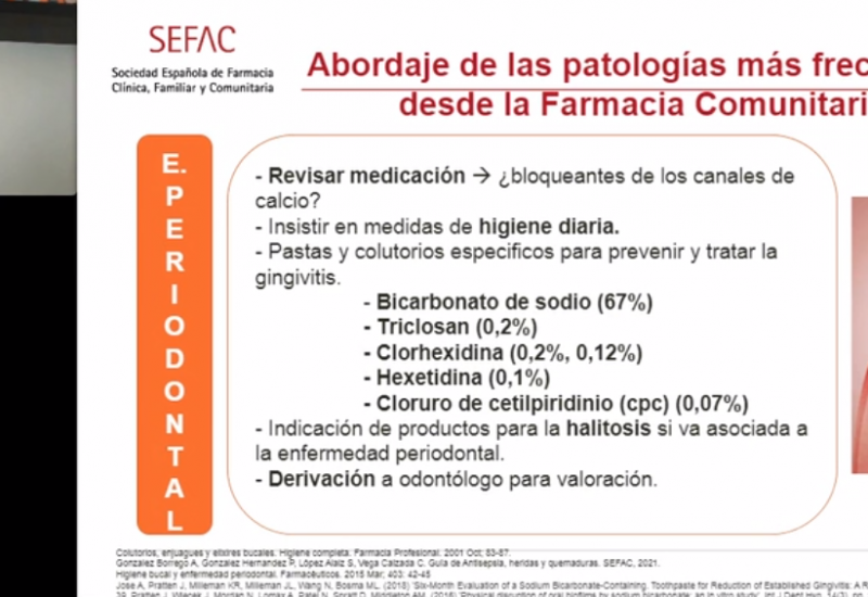 SEFAC TV: webinar sobre salud oral en farmacia comunitaria