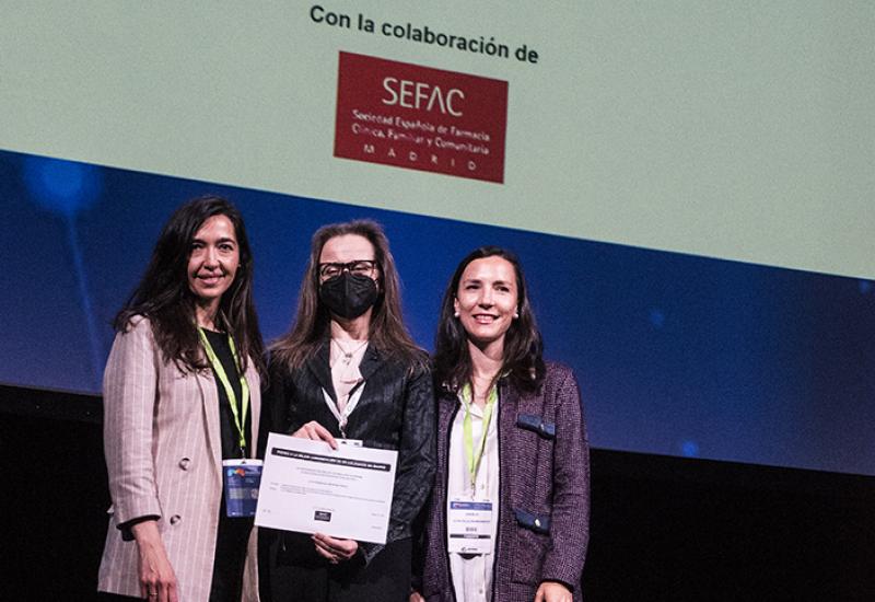 X Congreso SEFAC. Premio a la mejor comunicación de un colegiado en Madrid