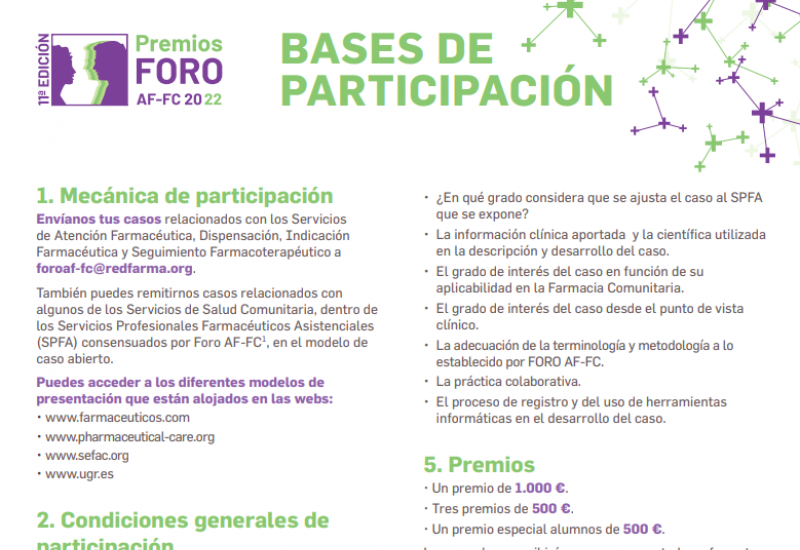 XI Premios Foro AF-FC: bases e instrucciones de participación