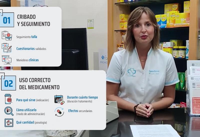 Campaña de osteoporosis: vídeo sobre el papel del farmacéutico