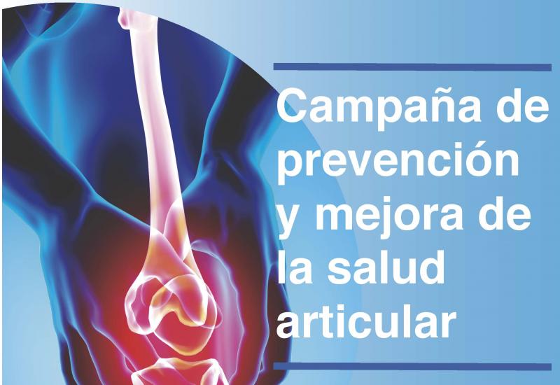 Cartel de la campaña de prevención y mejora de la salud articular