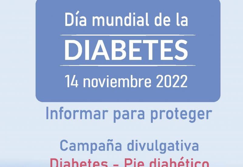 Campaña divulgativa sobre diabetes-pie diabético (2022)