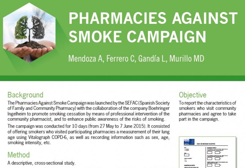 Mendoza A et al (2016). Pharmacies against smoke campaign