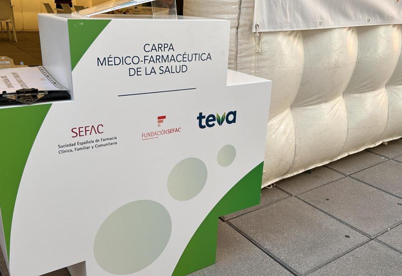 Primera carpa de salud médico-farmacéutica