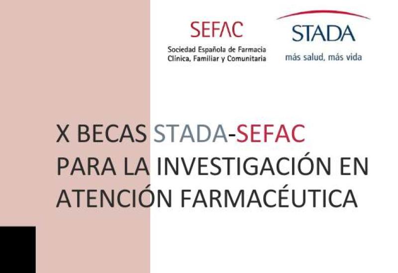 X Becas Stada-SEFAC para la investigación en atención farmacéutica