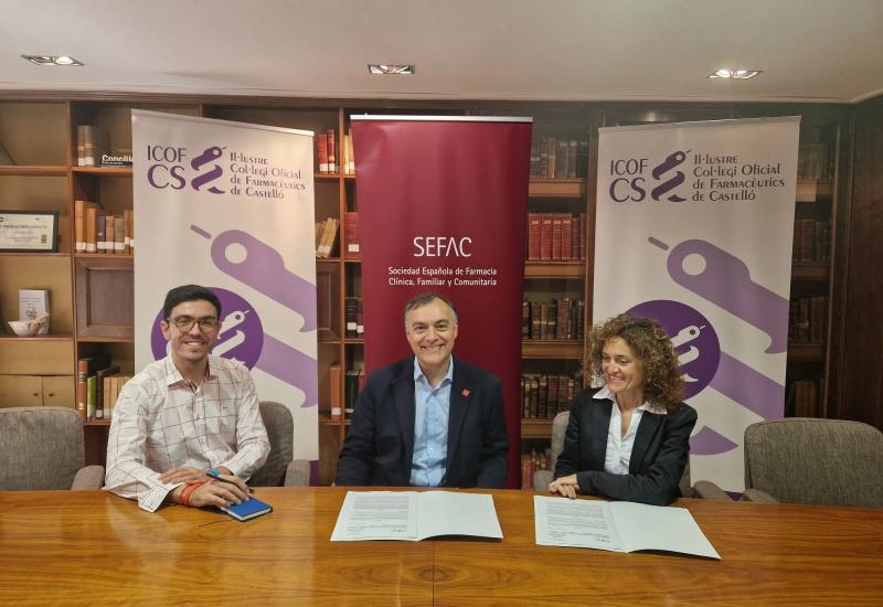  SEFAC y el ICOF de Castellón firman un convenio para impulsar la formación de los farmacéuticos comunitarios