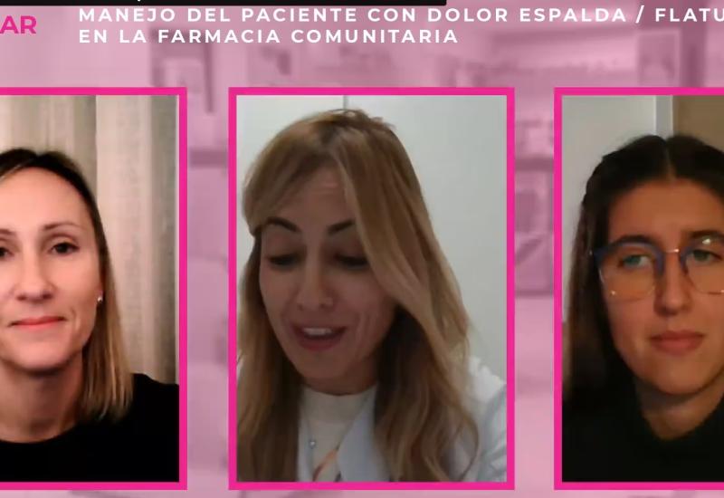 Webinar: "Manejo del paciente con dolor espalda / flatulencia en la farmacia comunitaria "