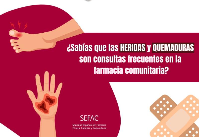 Inscríbete al curso De la teoría a la práctica: abordaje de heridas y quemaduras por el farmacéutico comunitario