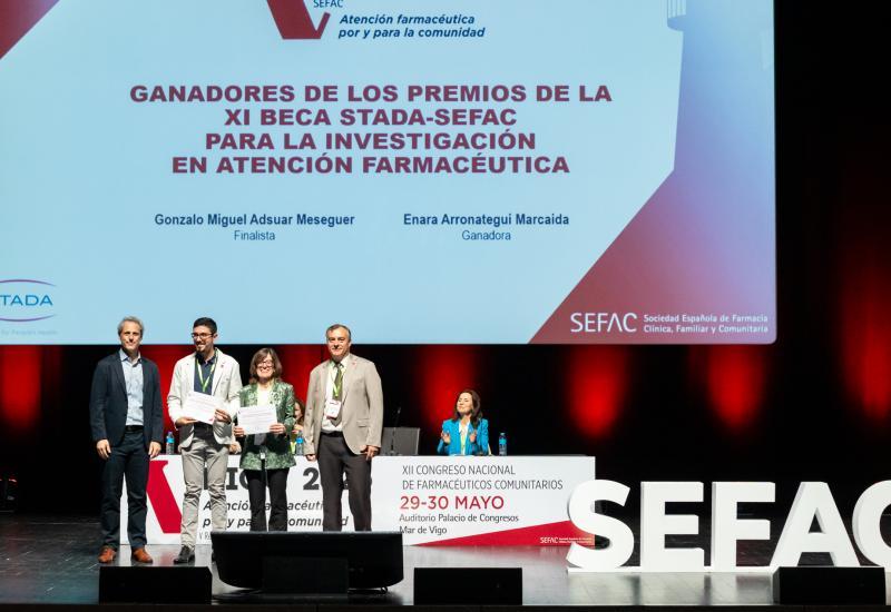 Un trabajo sobre cribado de osteporosis en farmacia comunitaria, ganador de la XI Beca STADA-SEFAC de investigación en atención farmacéutica